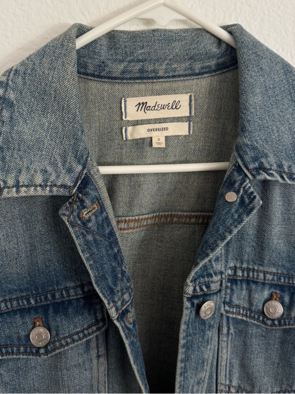 Madewell // Oversized Denim Jacket - Picture 3 of 12